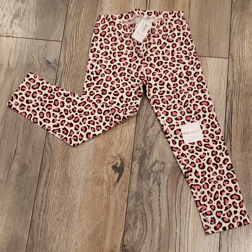 Toddler girl cheetah print leggings